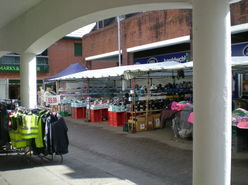 Street market, Red Sreet, Carmarthen