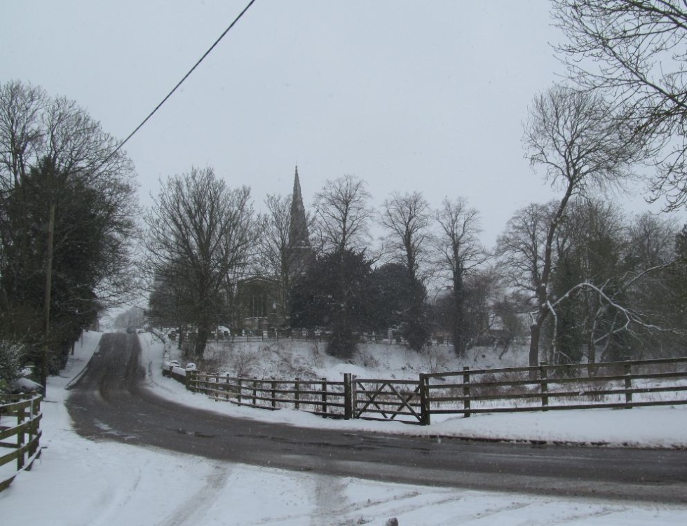 Podington Winter scene