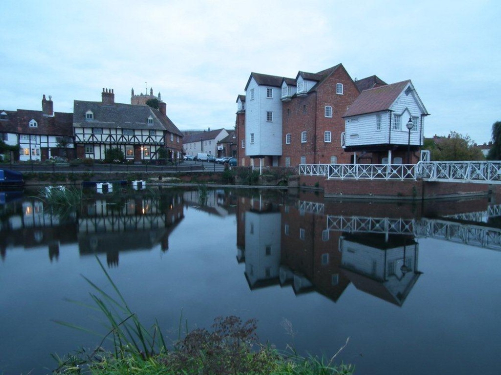 Photograph of View across the Severn - Tewkesbury