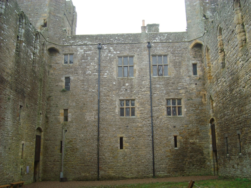 Inside Bolton Castle Courtyard