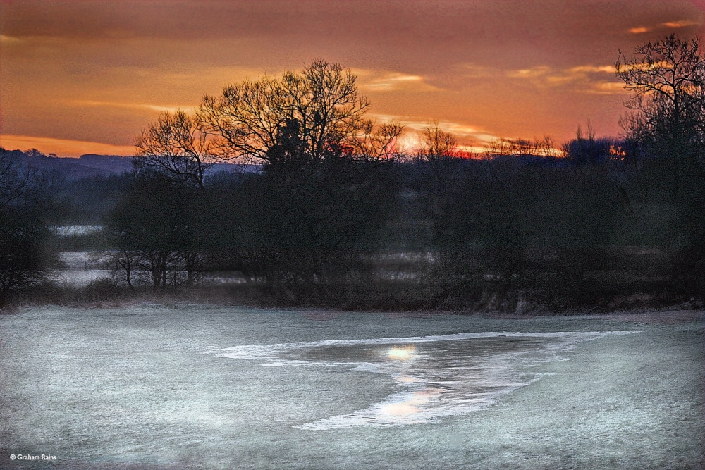 Stour Valley Winter, The North Dorset Trailway, Shillingstone.