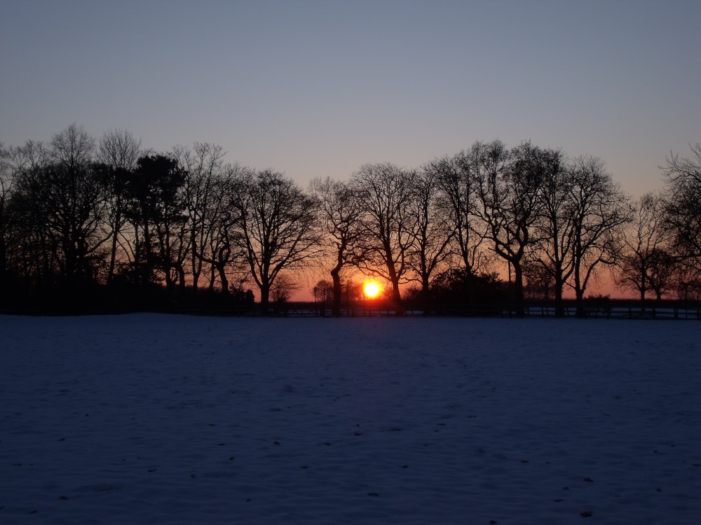 Photograph of Winter Sunset