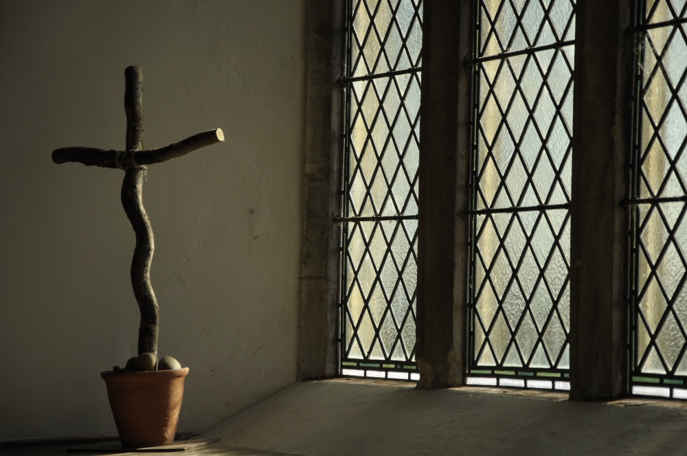 Wooden Cross, St Mary's Church, Padbury, Buckinghamshire