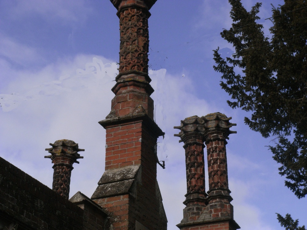 Photograph of Ornate Chimneys in Hadleigh