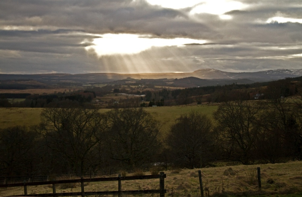 Photograph of Valentine Day View - above the Lake of Menteith