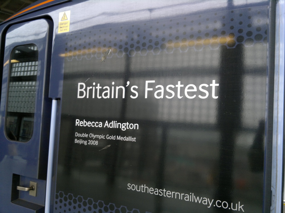 High speed train at St Pancras London