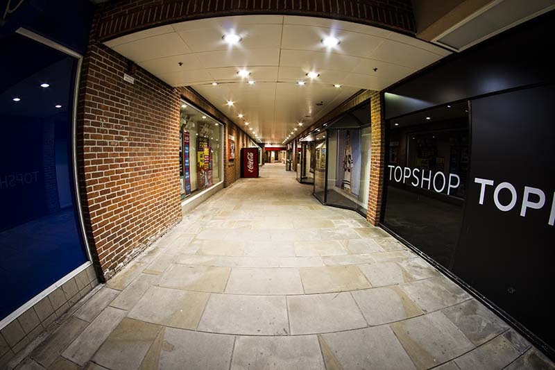 "Lion Walk shops, Colchester" by Barry Jones at