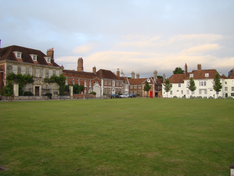A view from Choristers Square, Salisbury