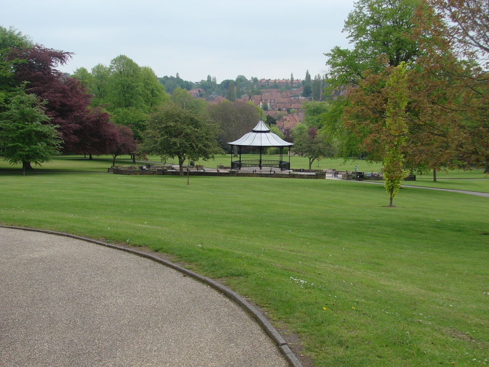 Carr Bank Park with new Bandstand