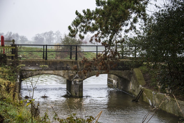 Sywell Bridge across overspill