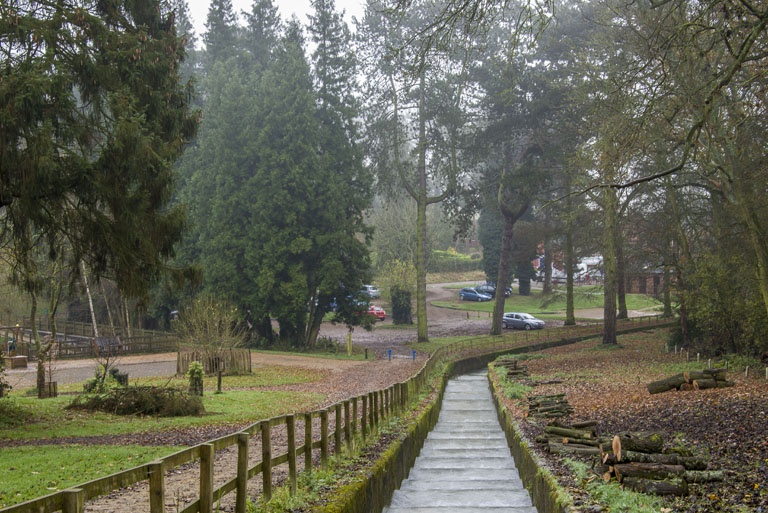 Sywell Weir from the top