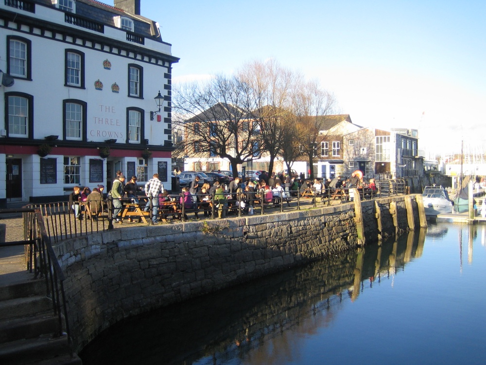 The Three Crowns Pub at Plymouth.