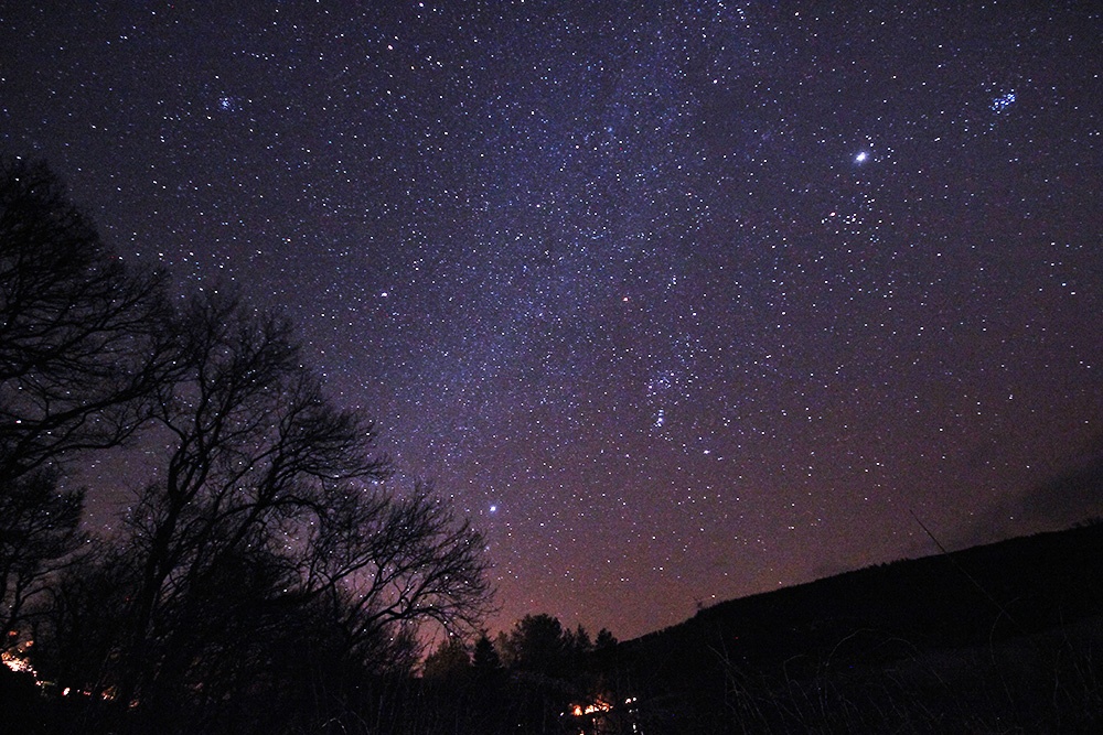 Milky Way from Lake Vyrnwy photo by John Godley