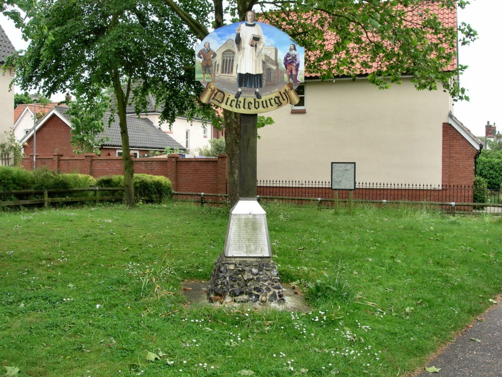 Photograph of Dickleburgh Village Sign