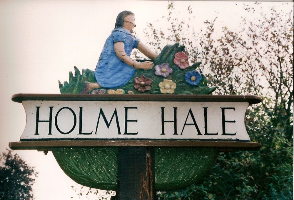 Photograph of Holme Hale Village Sign