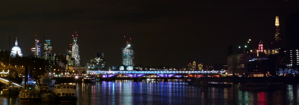 River Thames at night