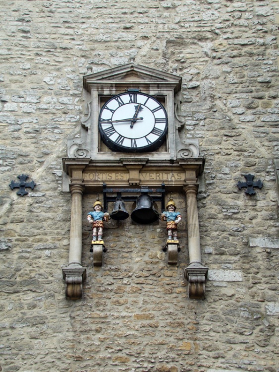 Clock on the Carfax Tower, Oxford