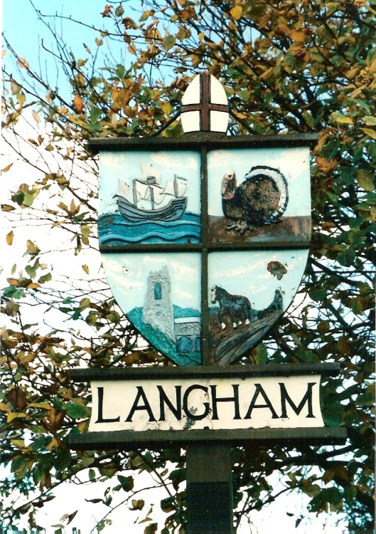 Langham Village Sign