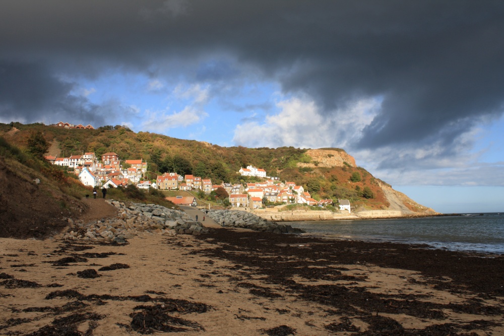 Photograph of Storm clouds over Runswick
