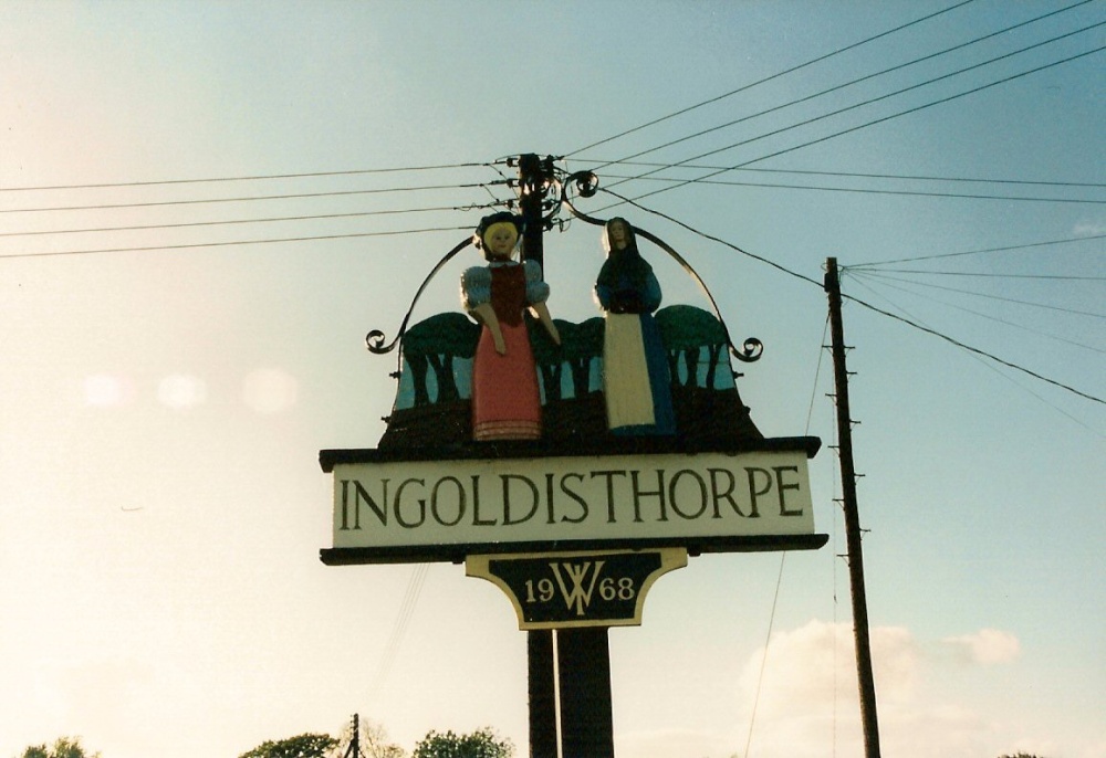 Photograph of Ingoldisthorpe Village Sign