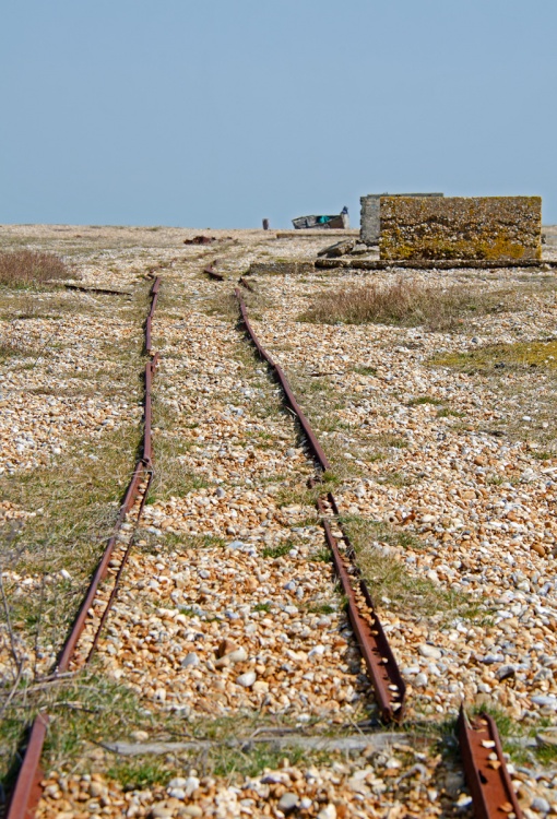 Off the rails, Dungeness Beach
