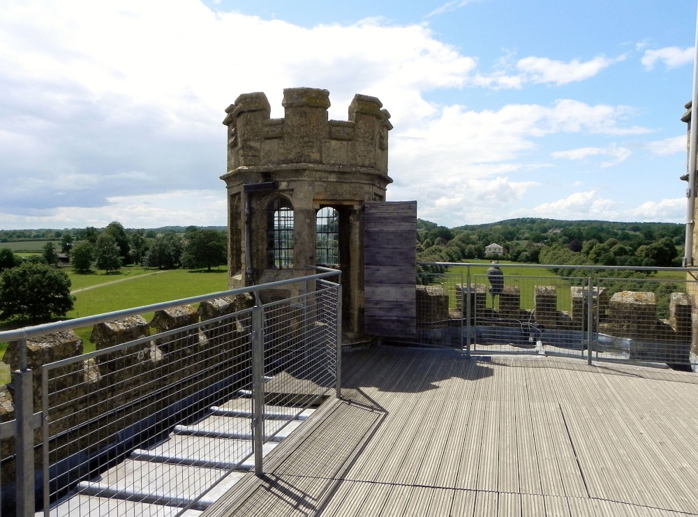View from the top of Coughton Court photo by MikeT