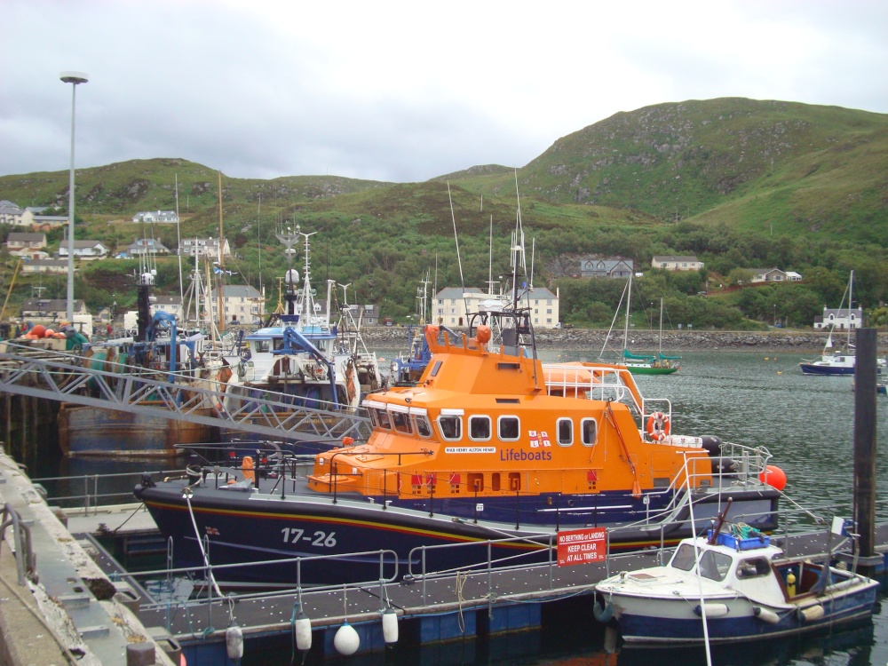 Photograph of 'Henry Alston Hewat' lifeboat at Mallaig Harbour
