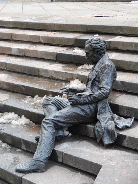 Statue of Thomas Attwood, Chamberlain Sq, Birmingham