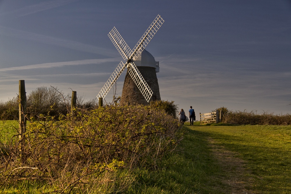 Photograph of Halnaker Windmill.