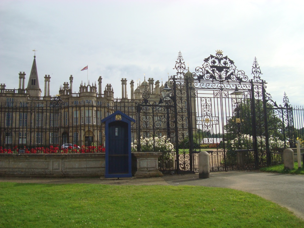 Burghley House gate