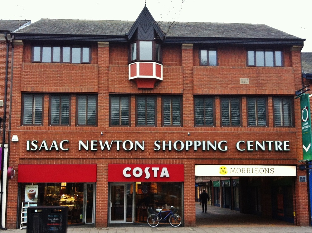 Isaac Newton Shopping Centre in Grantham