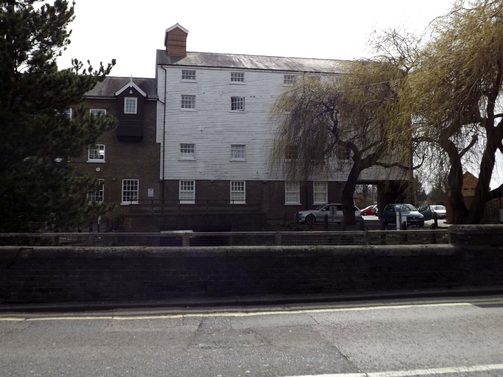 Photograph of Weatherboarded mill over The River Cray, Bexley