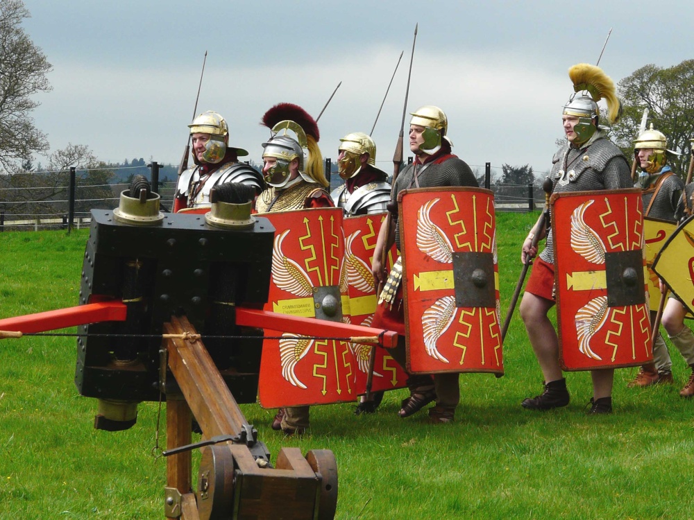 Roman Legion at Chesters fort photo by Bob Tose