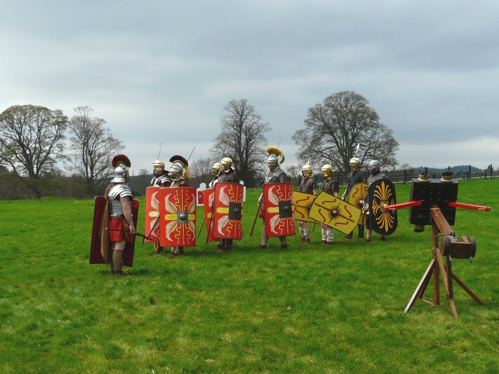 Roman Legion at Chesters fort