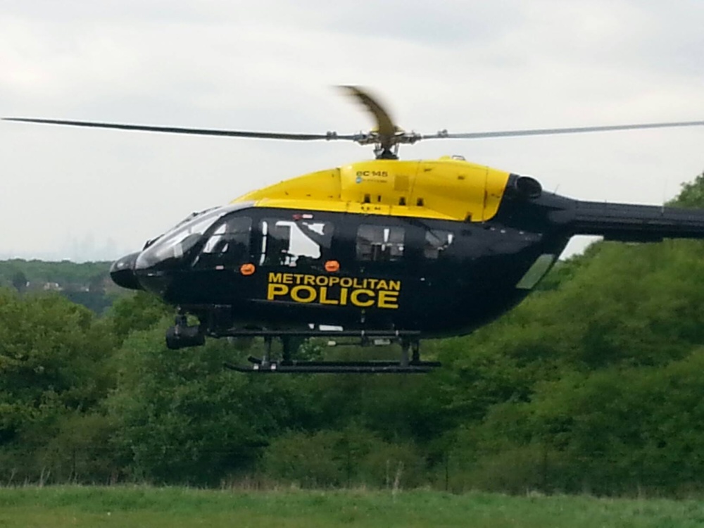 Photograph of Metropolitan Police Eurocopter EC145,Lippets Hill,Epping,Essex