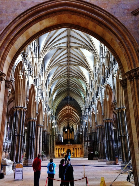 The Nave of Lincoln Cathedral