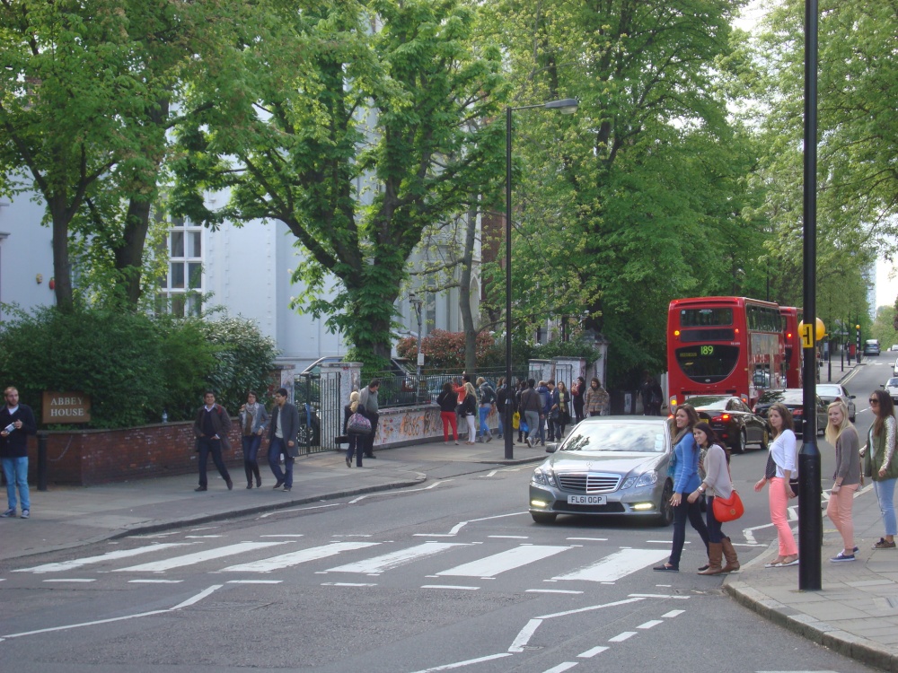 The Beatles Abbey Road zebra crossing