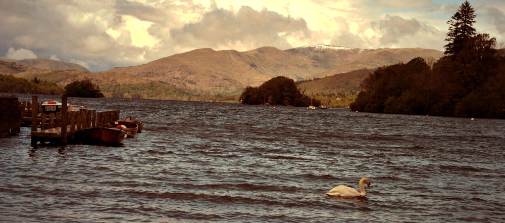 Photograph of Wading on Windermere