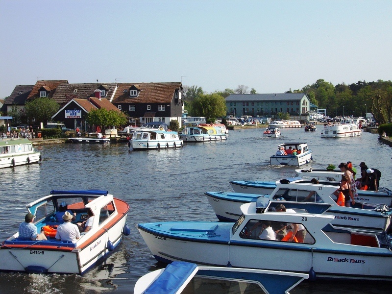The Norfolk Broads at Wroxham