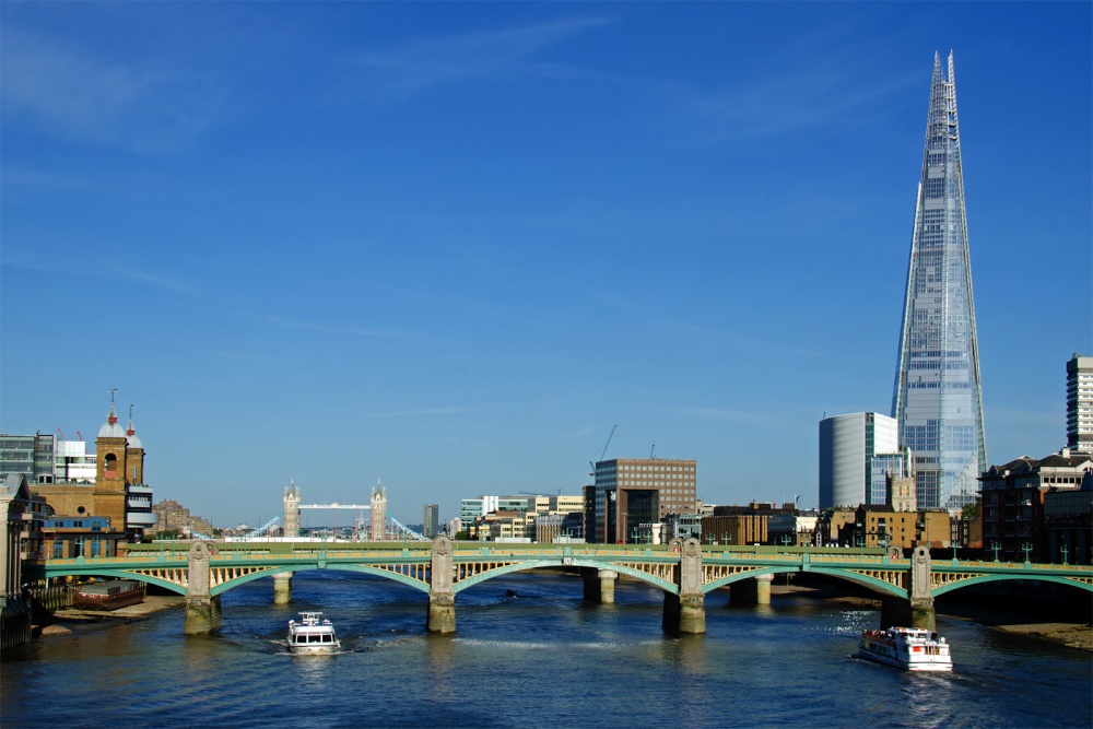 The Thames at Southwark Bridge, London