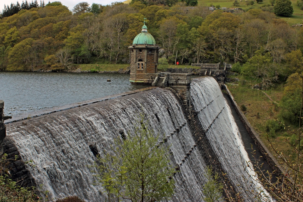 Photograph of Pen-y-Gareg Dam,Elan Valley