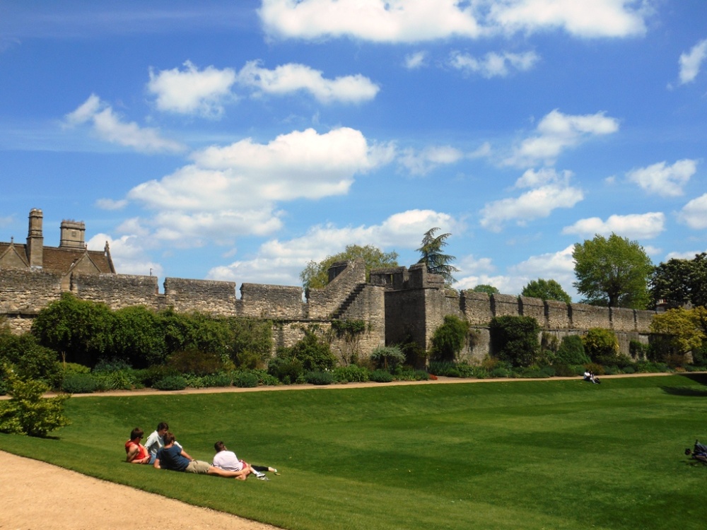 Photograph of College Garden at New College, Oxford
