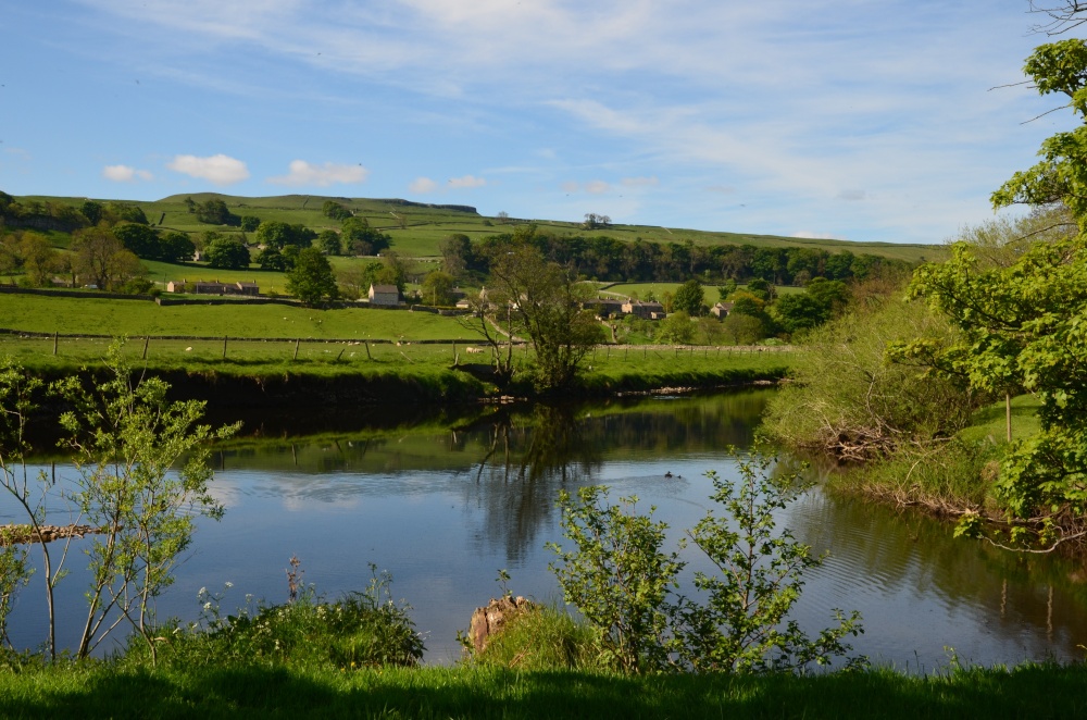 Looking over the River Ure to Worton