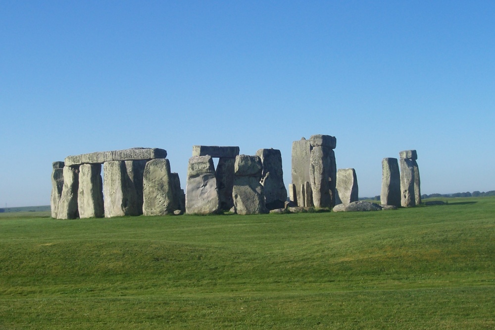 Stonehenge on a clear day