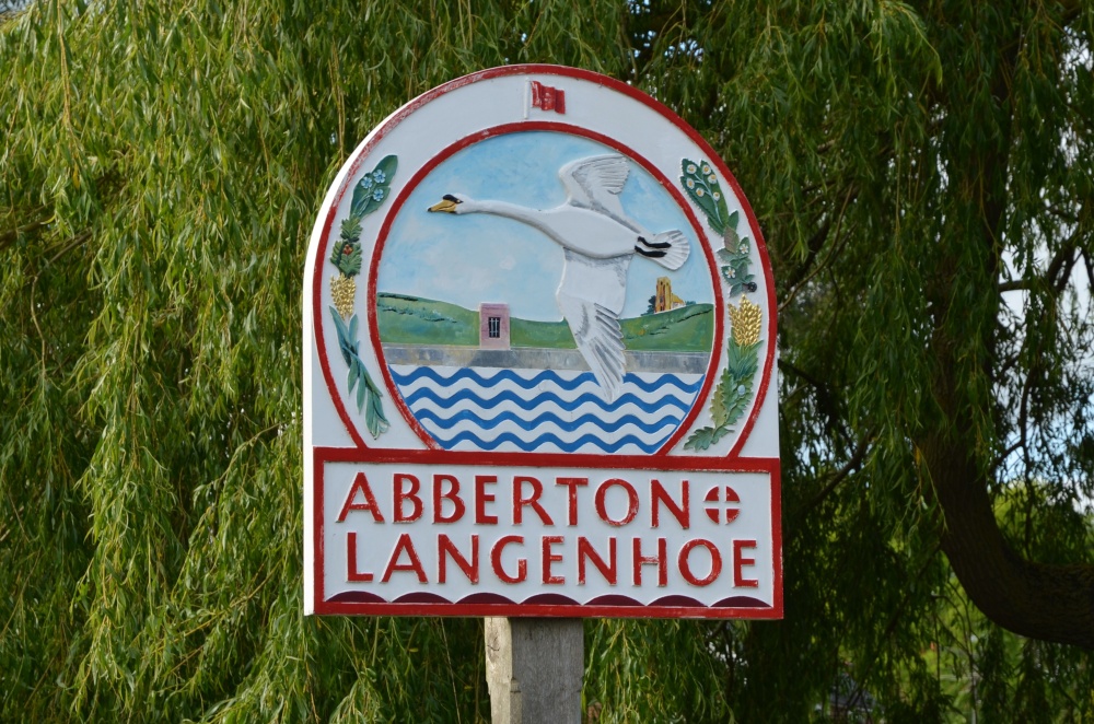Photograph of Abberton village sign