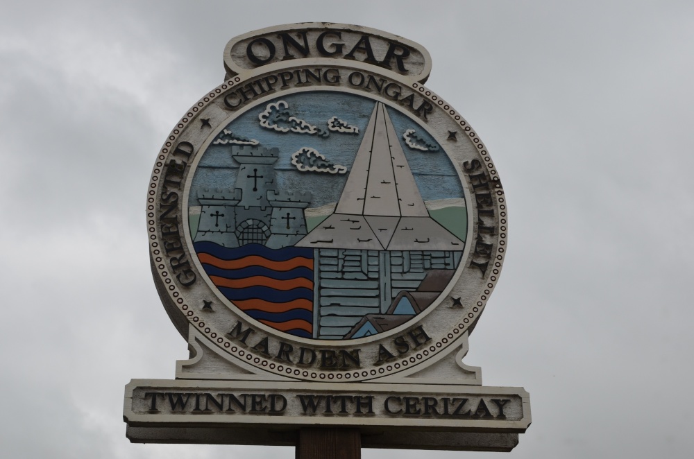 Chipping Ongar town sign