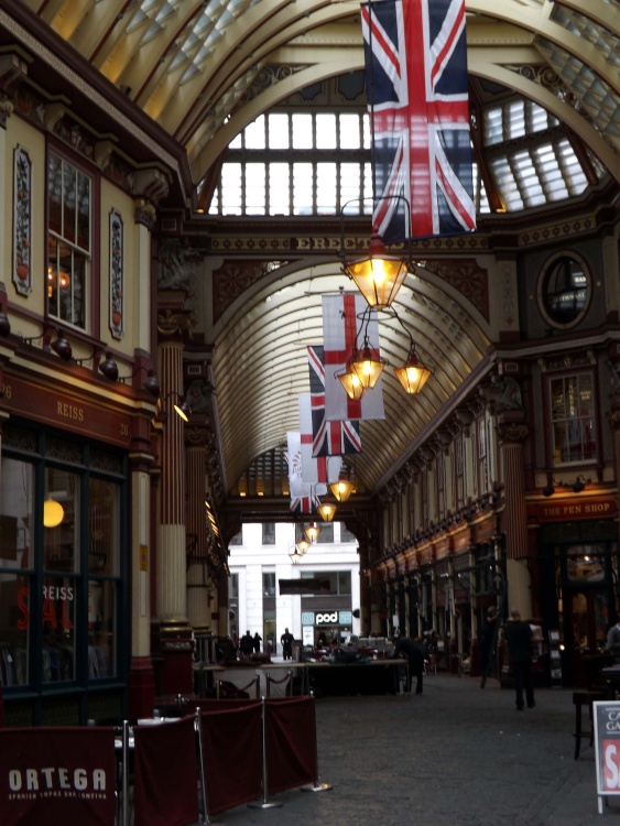 Leadenhall market, Bishopsgate, London