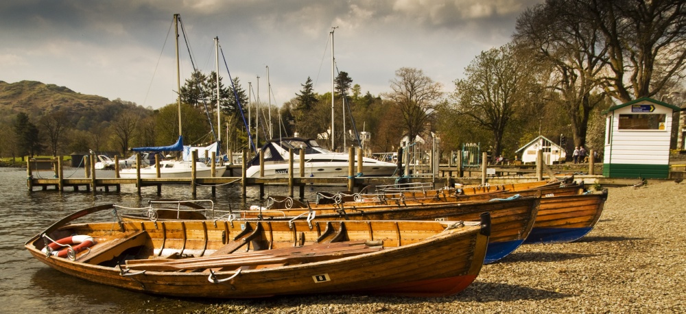 Photograph of Ambleside, yet more boats!