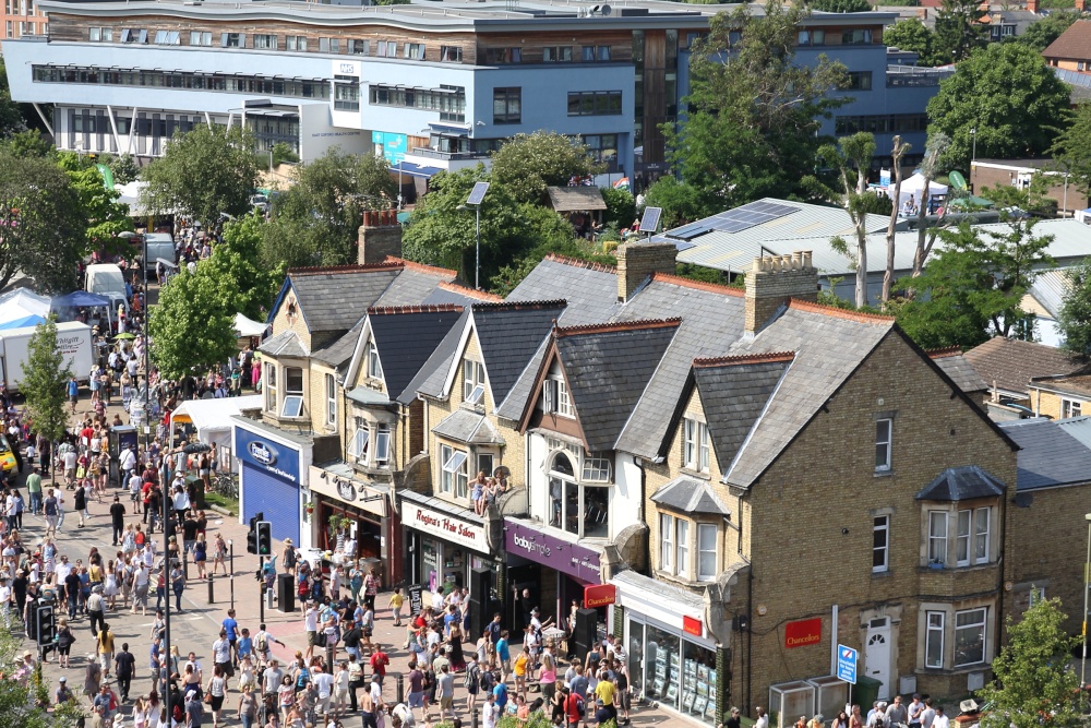 Crowds at Cowley Road Carnival, Oxford