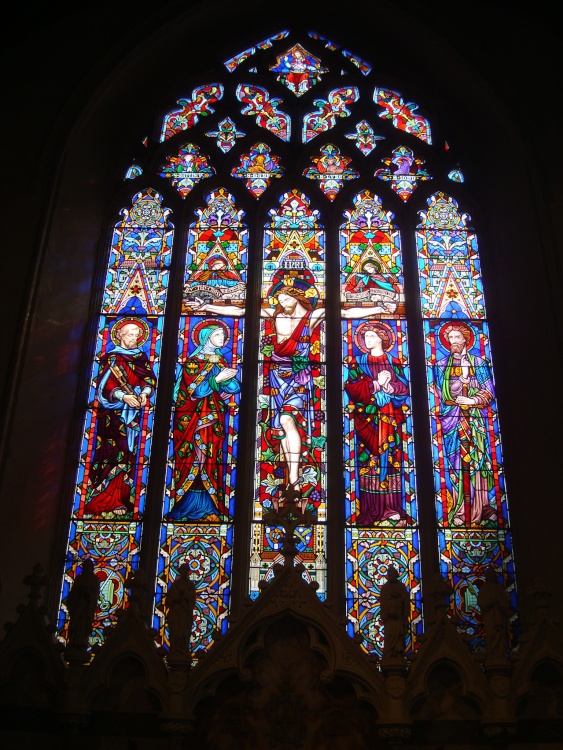 St Peter and St Paul's Church stained-glass window